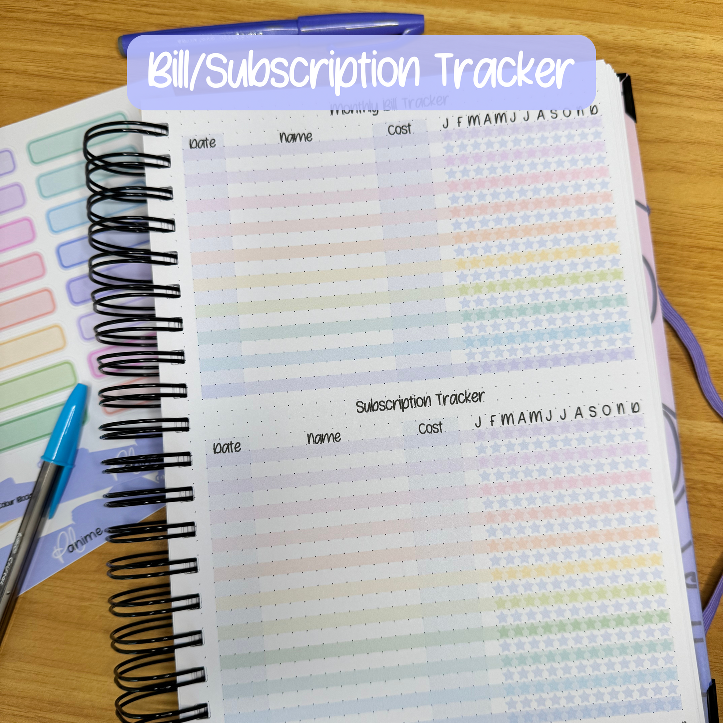 Hobby Illustrated Undated Bullet Journal-Style Planner - Flexible Layout for Creative Planning