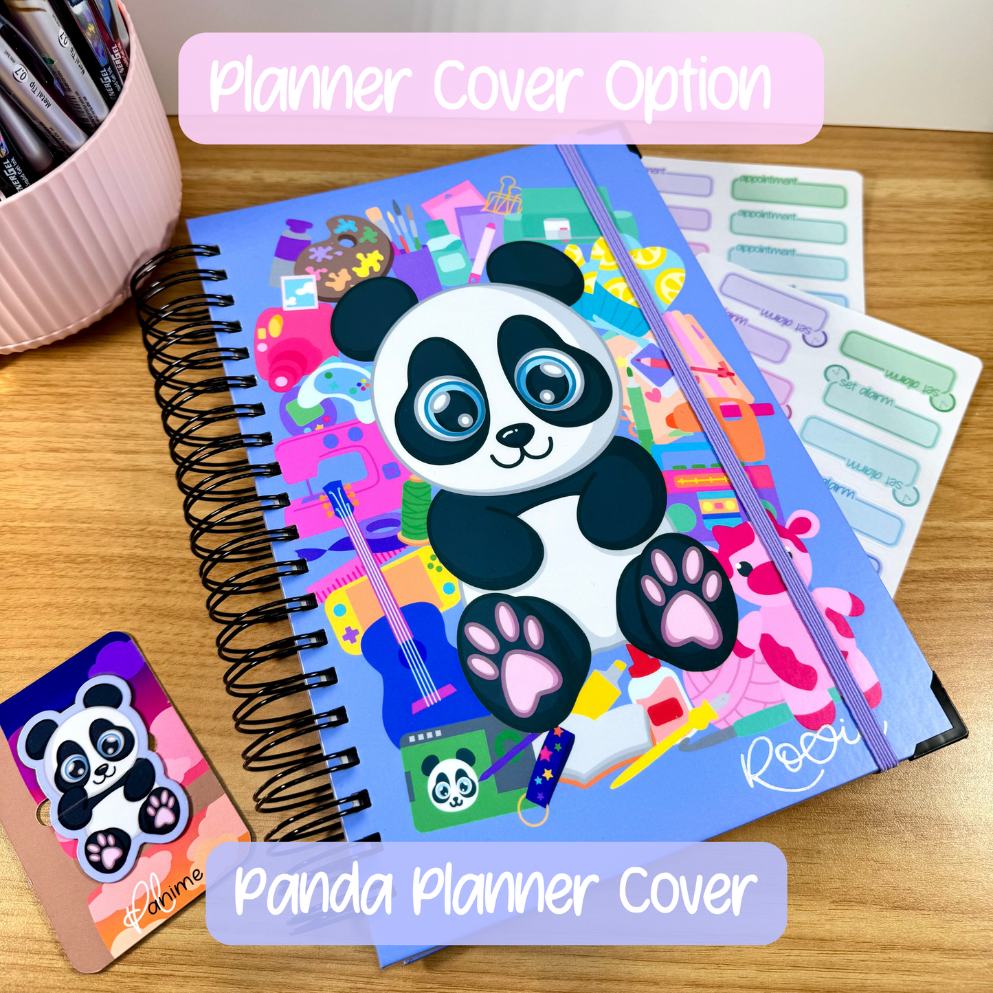 Hobby Illustrated Undated Bullet Journal-Style Planner - Flexible Layout for Creative Planning