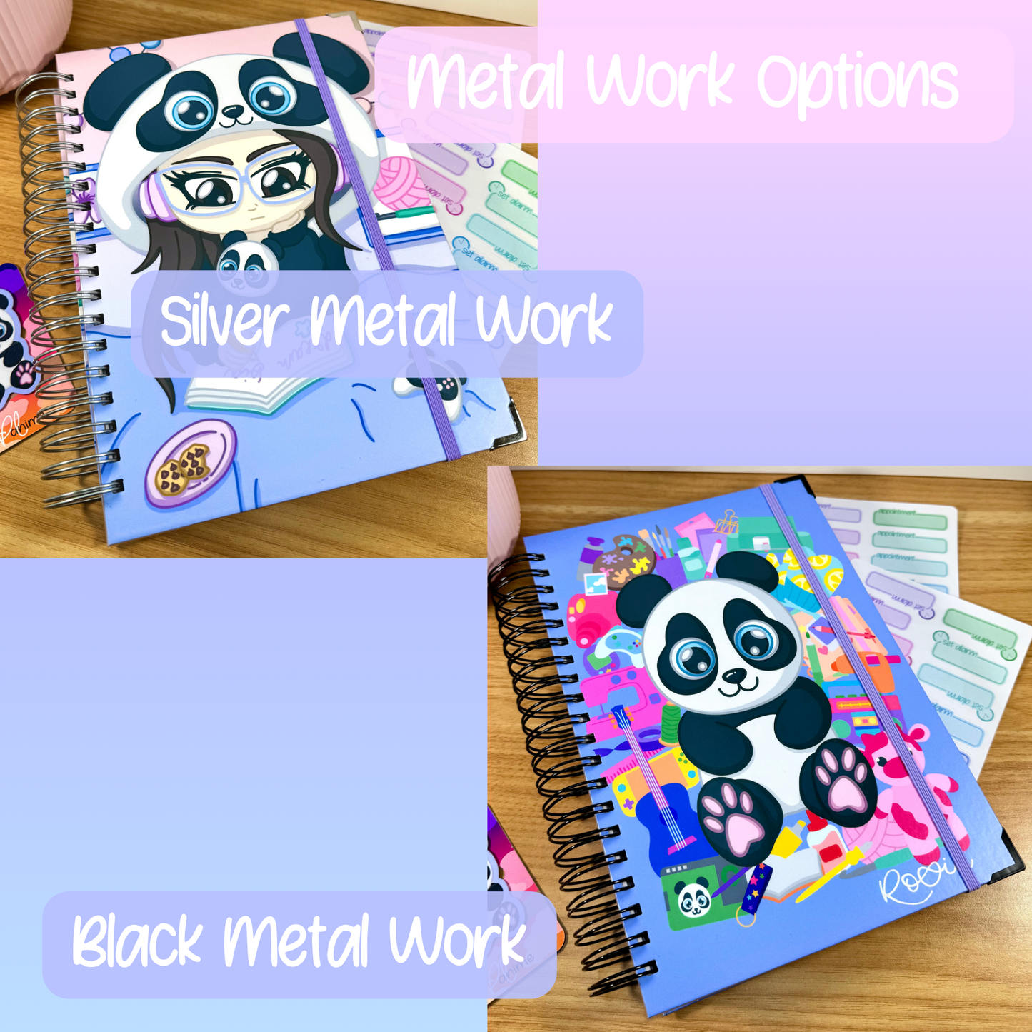 Hobby Illustrated Undated Bullet Journal-Style Planner - Flexible Layout for Creative Planning